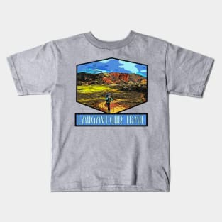 Laugavegur Trail Hike Iceland Vintage Kids T-Shirt